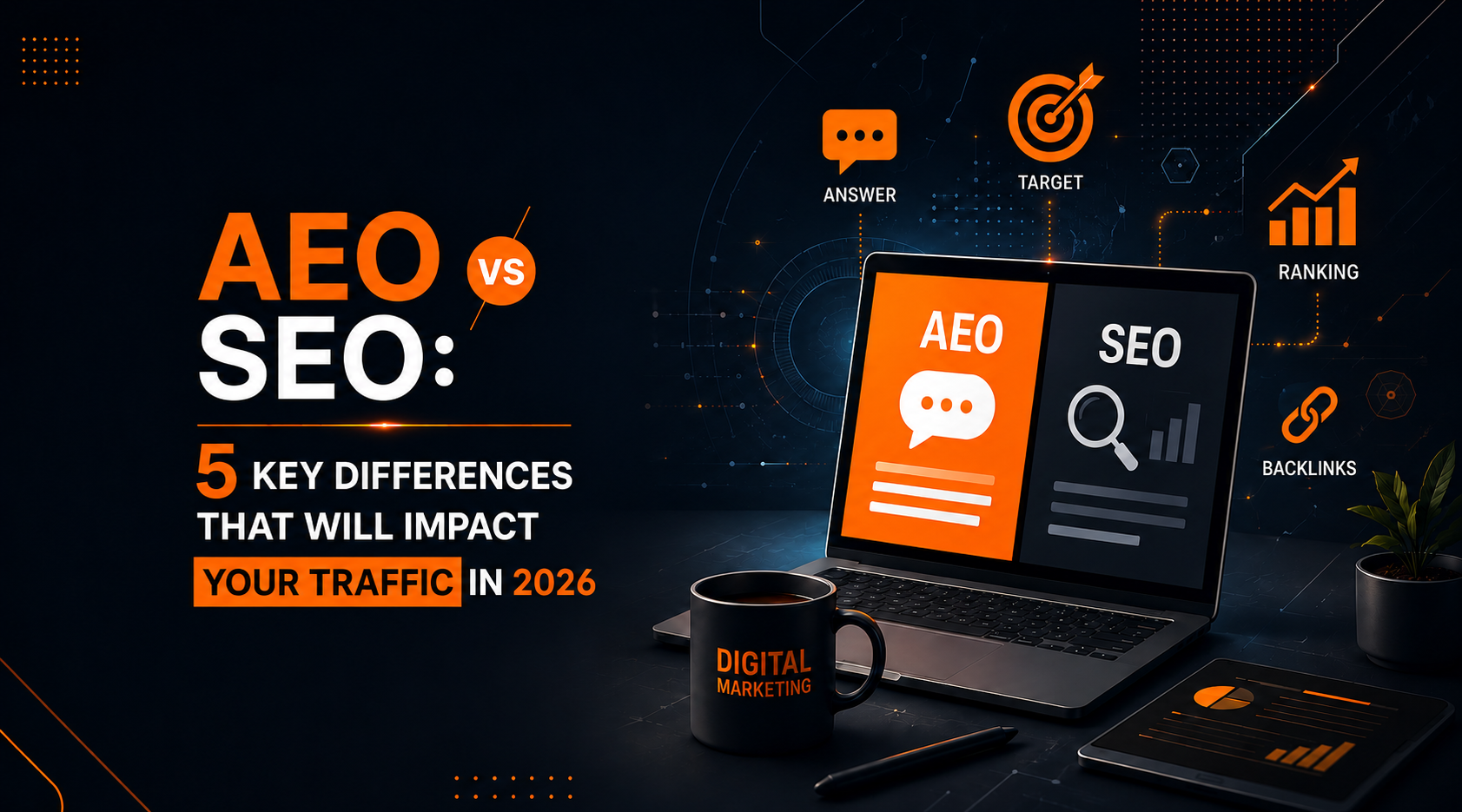 AEO vs SEO: 5 Key Differences That Will Impact Your Traffic in 2026