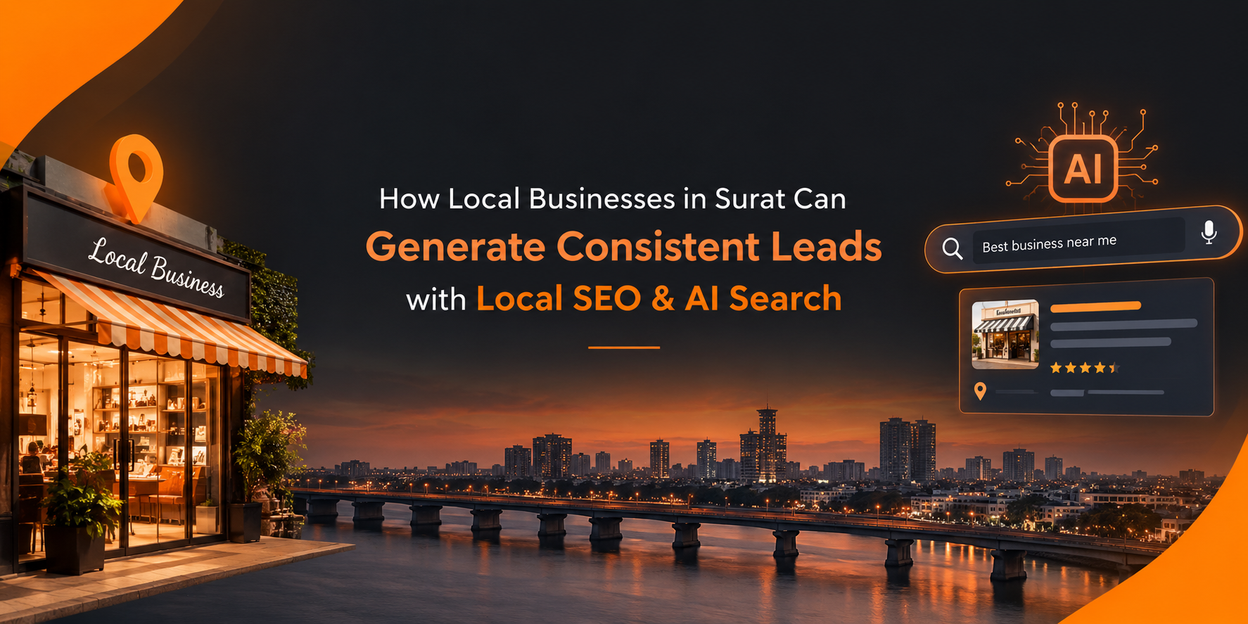 How Local Businesses in Surat Can Generate Consistent Leads with Local SEO & AI Search